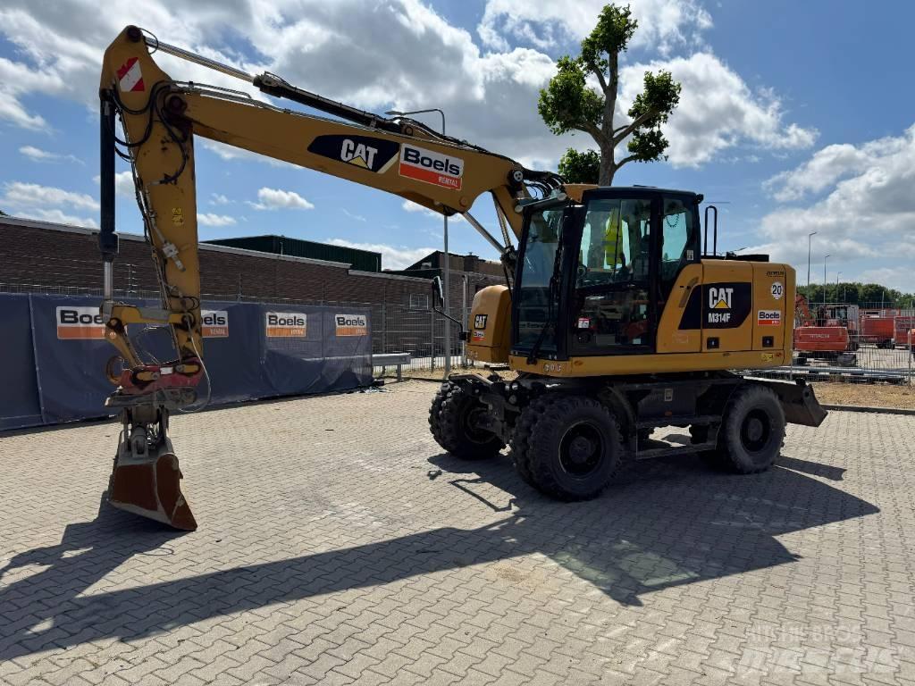 CAT M314F Kolesové rýpadlá