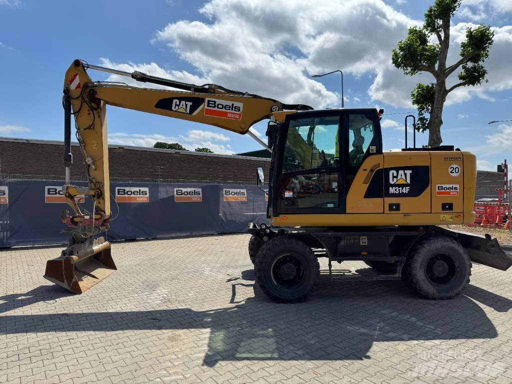 CAT M314F Kolesové rýpadlá