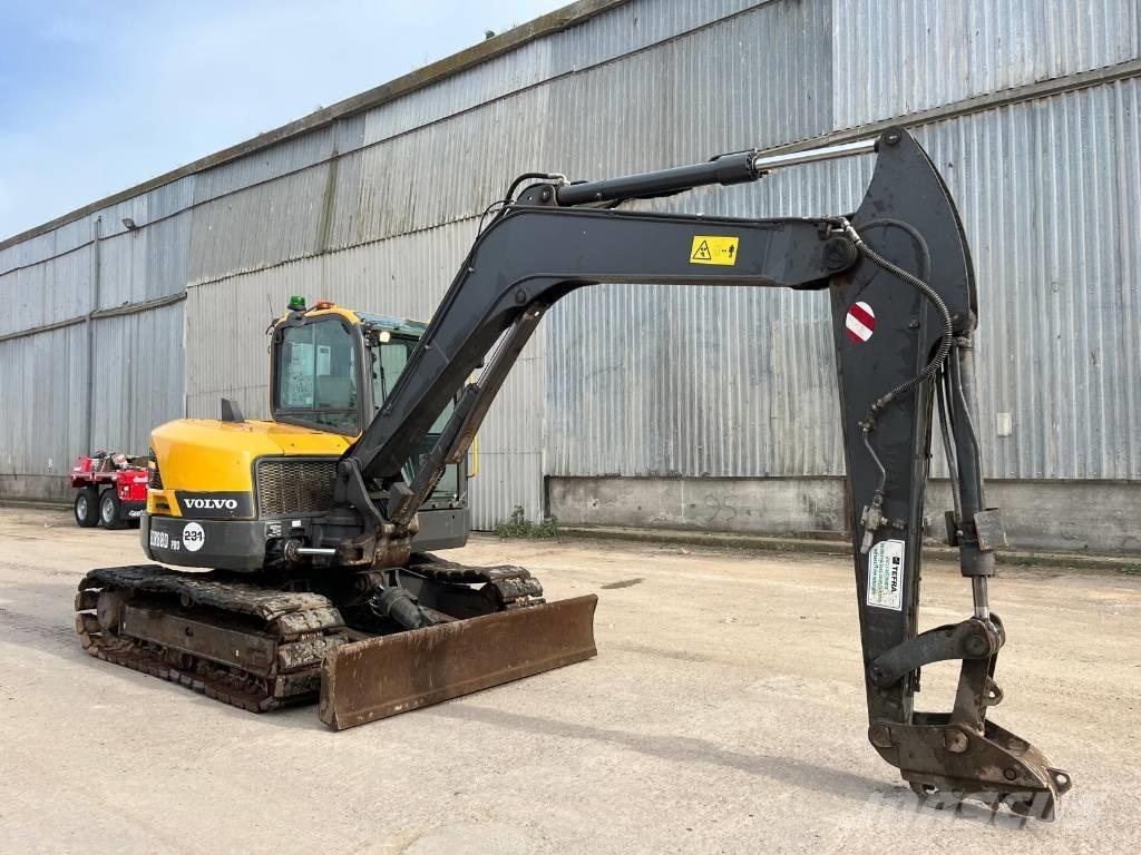 Volvo ECR 88 D Midi rýpadlá 7 t - 12 t