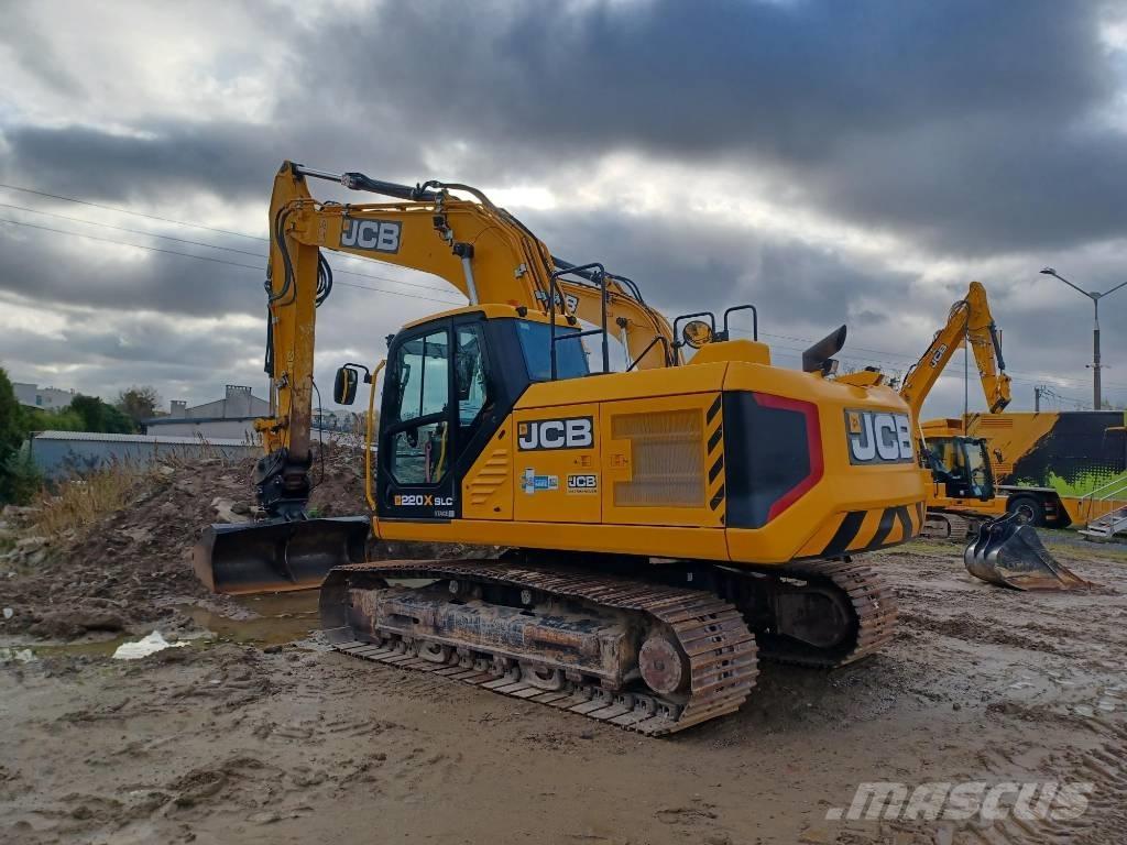 JCB 220X Pásové rýpadlá