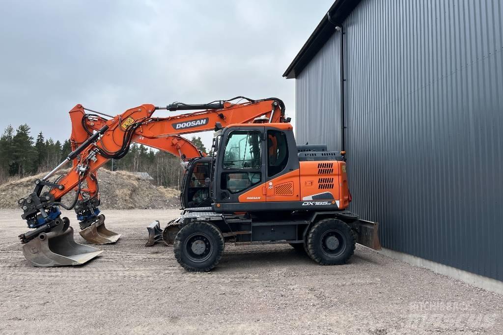 Doosan DX 165 W-5 Kolesové rýpadlá