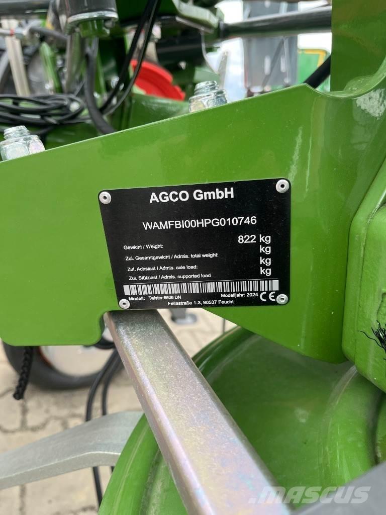Fendt Twister 6606 Obracače a zhrabovače sena