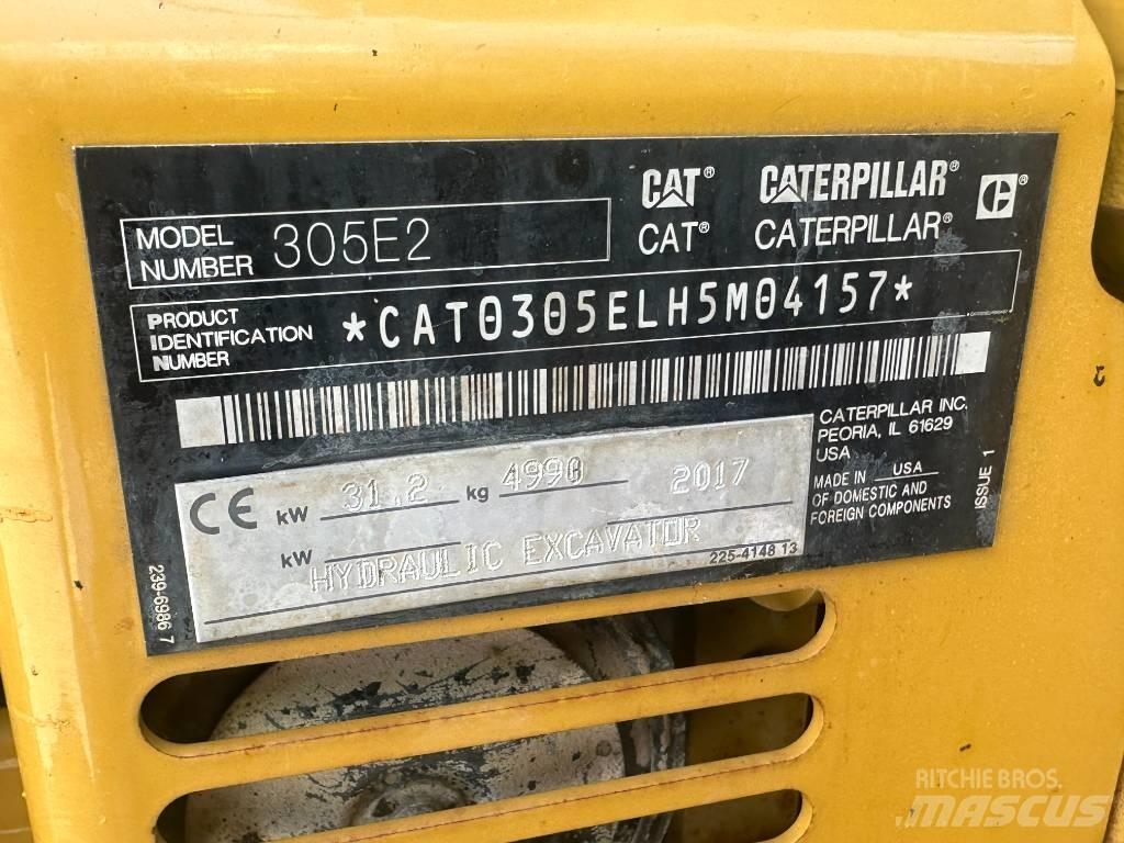 CAT 305 E CR Mini rýpadlá < 7t