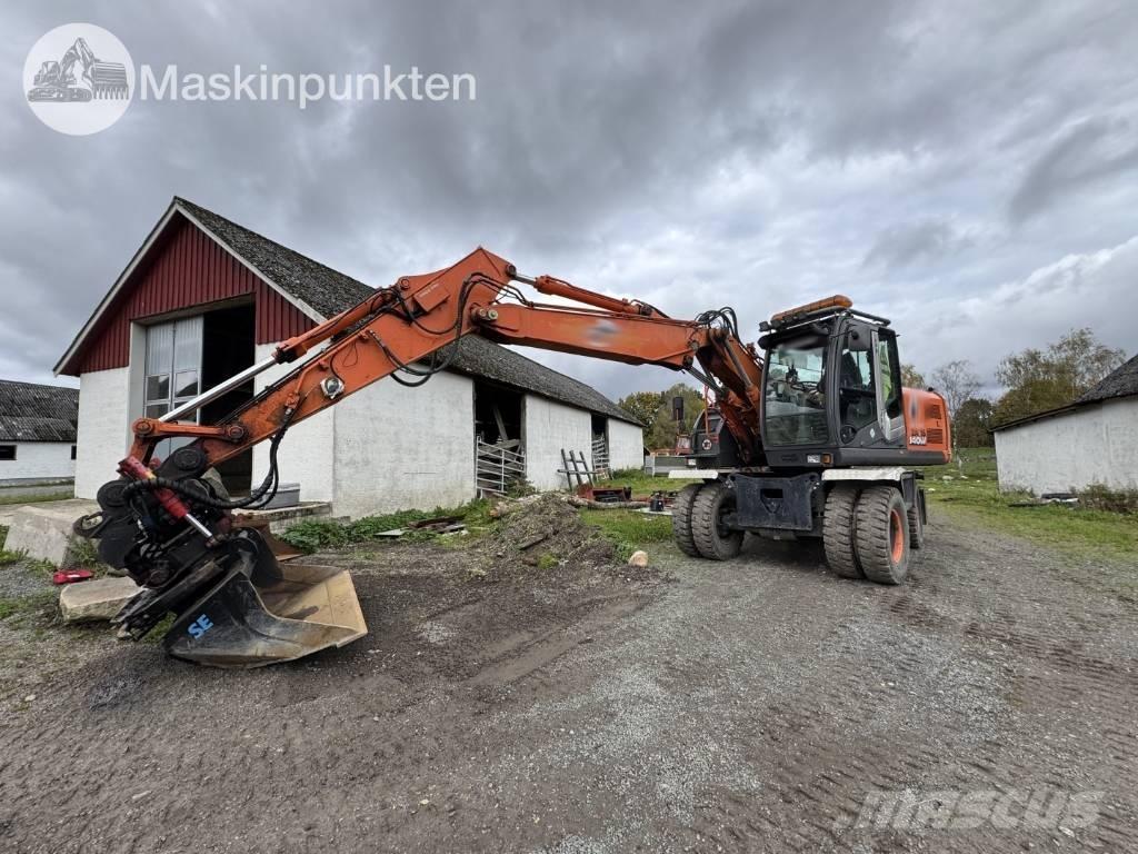 Hitachi ZX 140 W-3 Kolesové rýpadlá