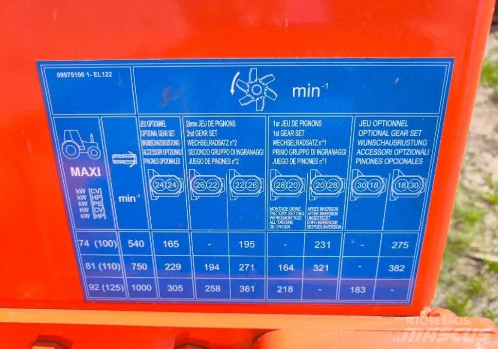 Kuhn EL 122-250 Rotačné brány a pôdne frézy