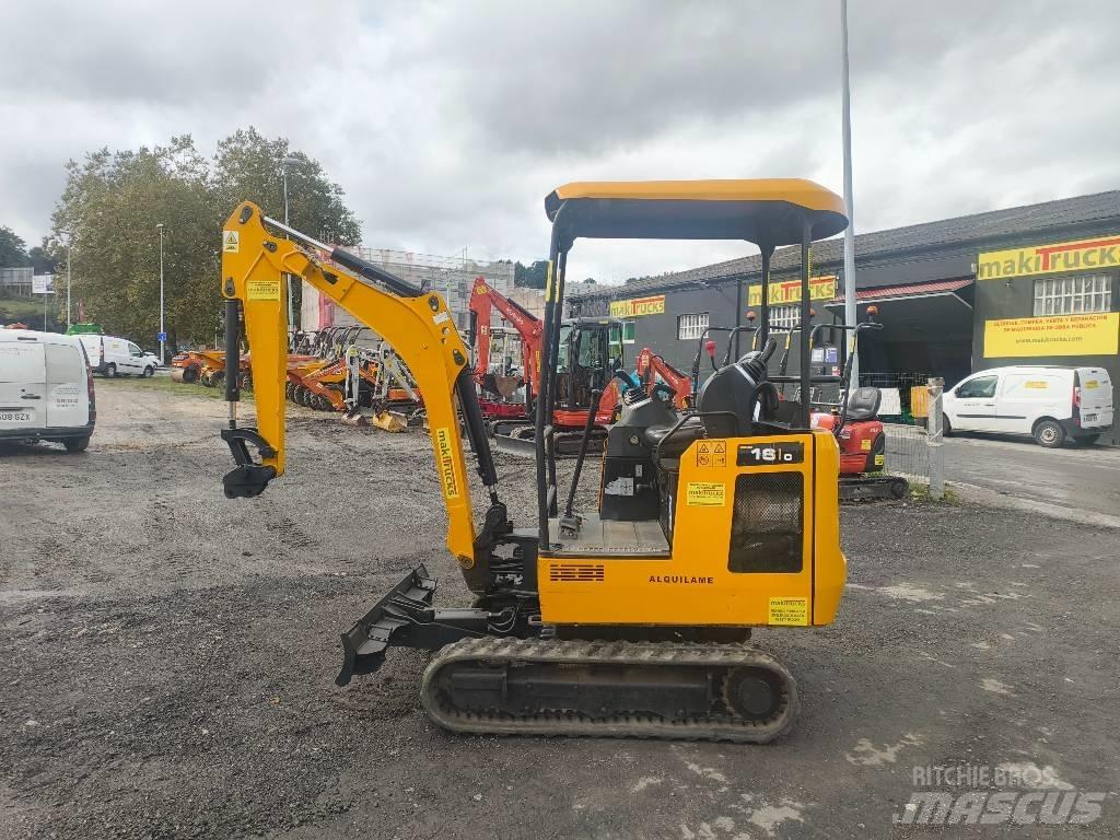 JCB 16 C-1 Mini rýpadlá < 7t