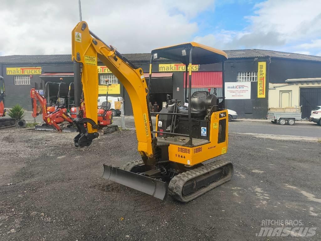 JCB 16 C-1 Mini rýpadlá < 7t