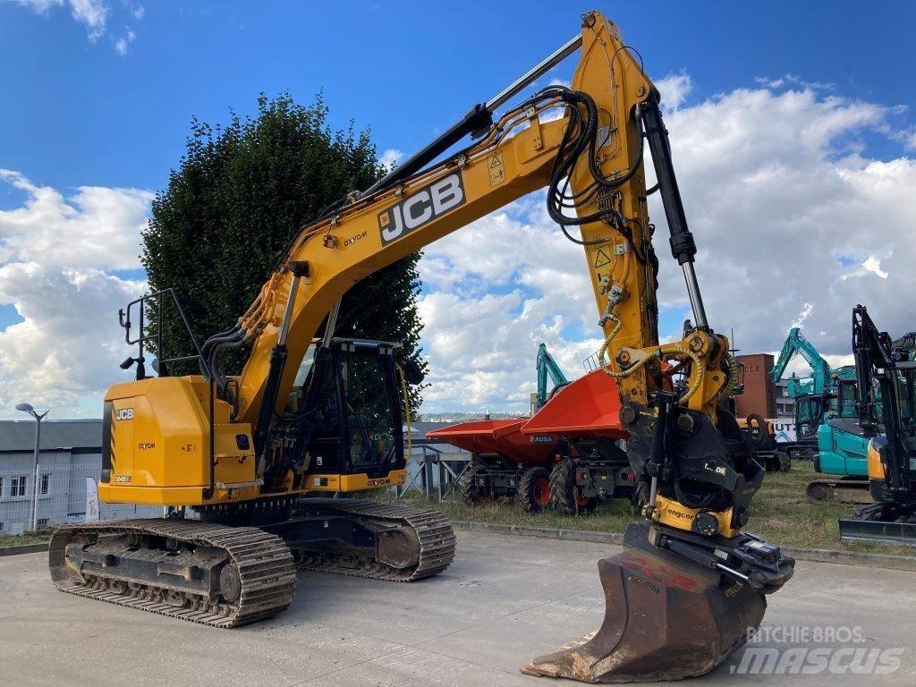 JCB 245 XR Pásové rýpadlá