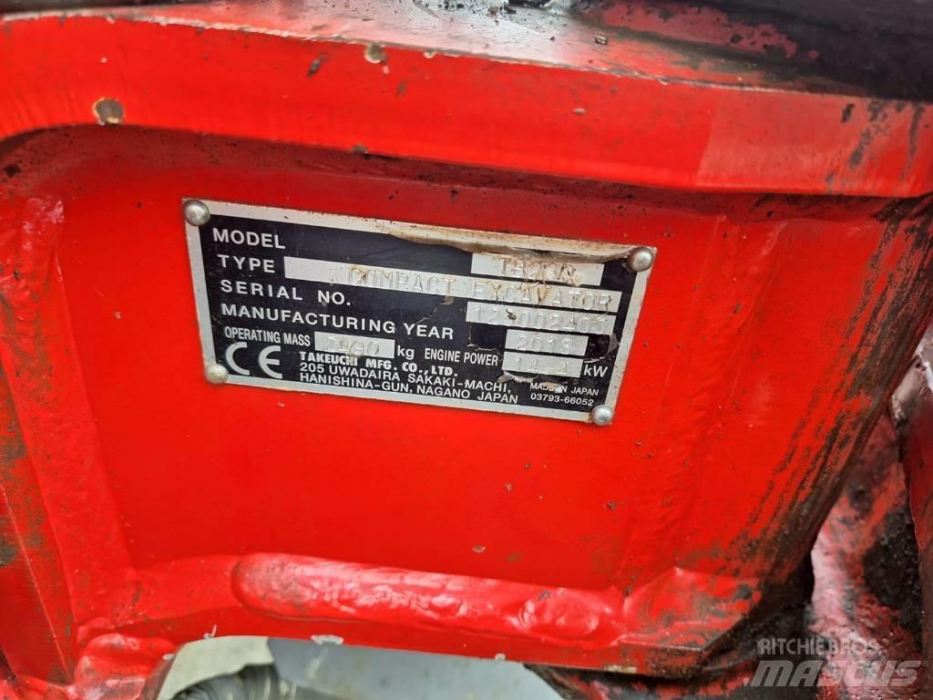Takeuchi TB23R Mini rýpadlá < 7t