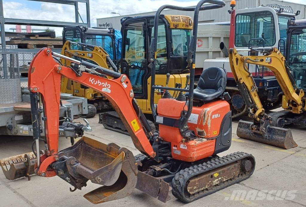 Kubota U 10-3 Mini rýpadlá < 7t