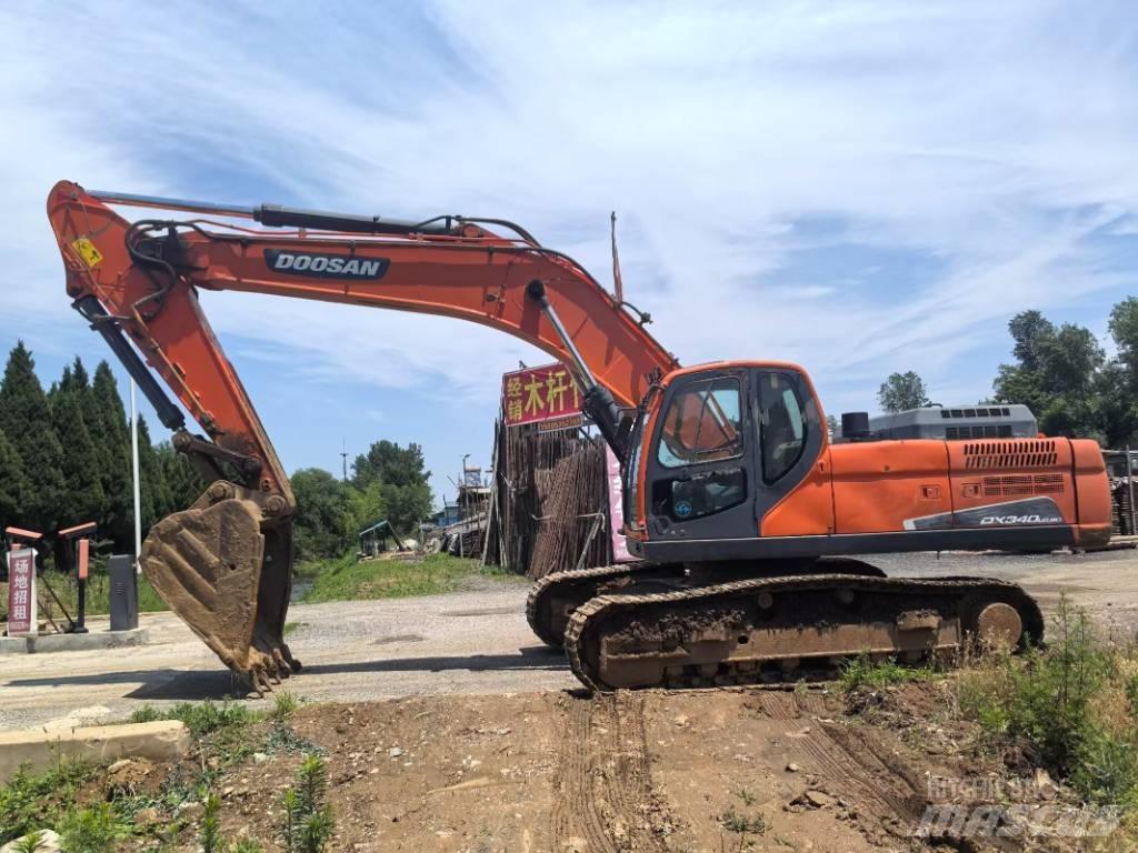 Doosan DX 340 LC-9C Pásové rýpadlá