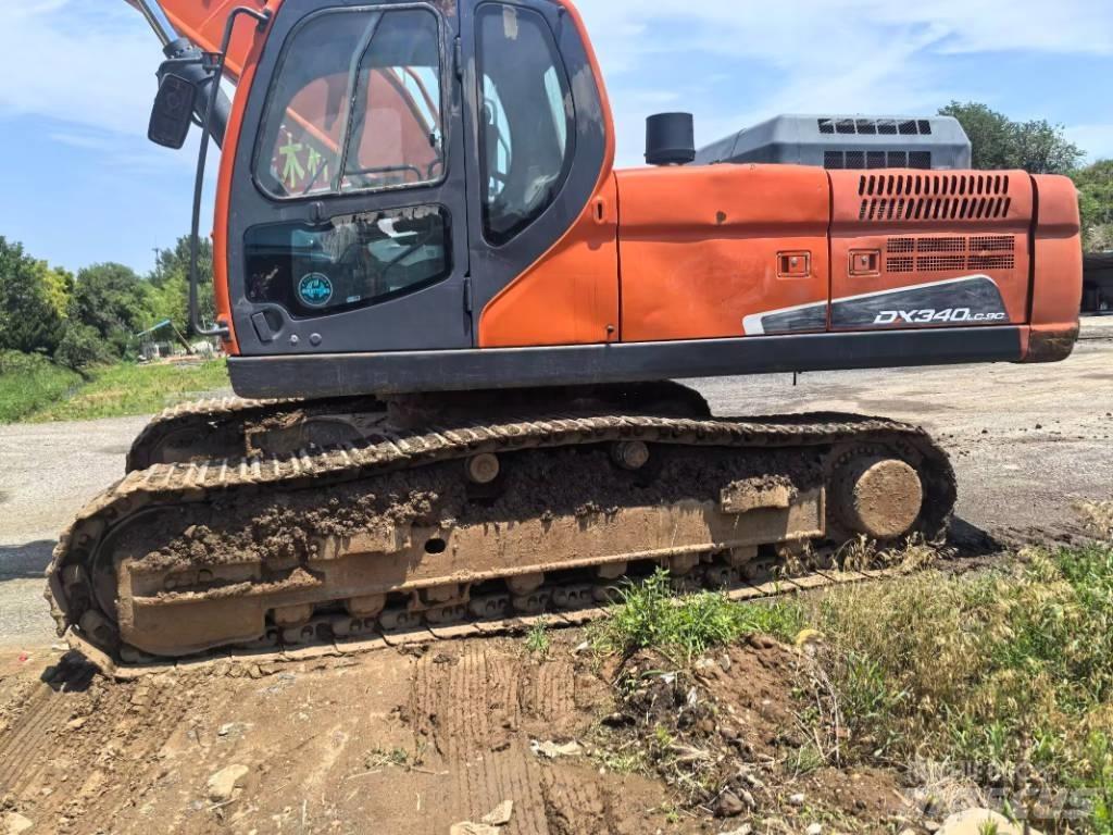 Doosan DX 340 LC-9C Pásové rýpadlá