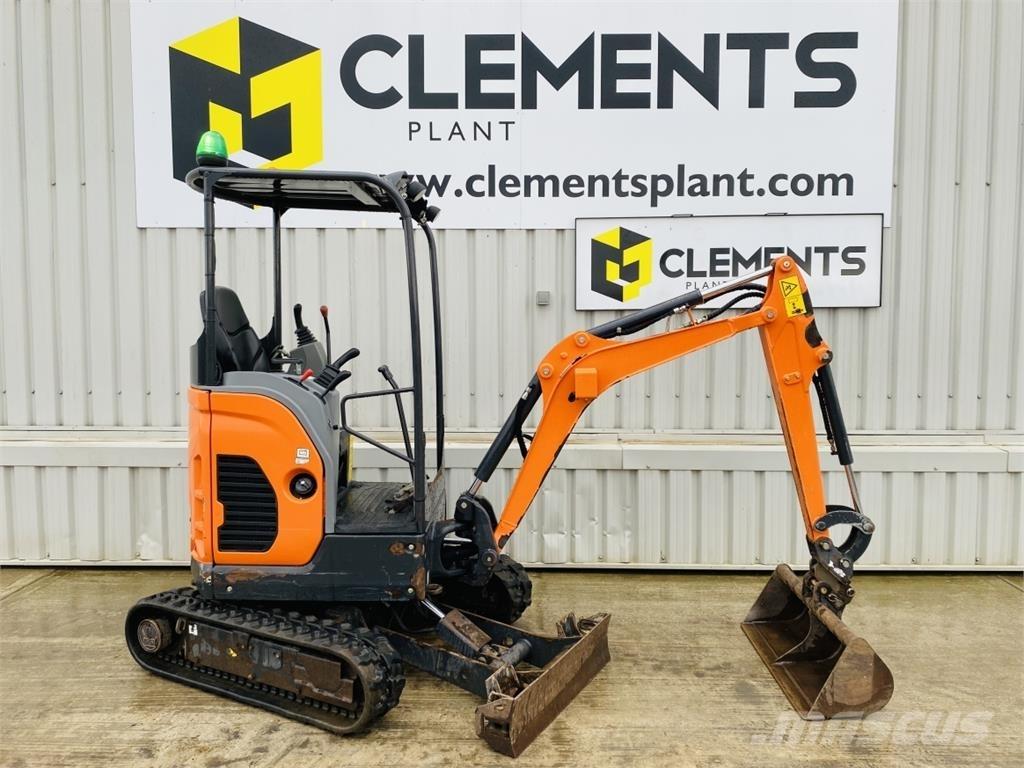 Doosan DX17Z Mini rýpadlá < 7t