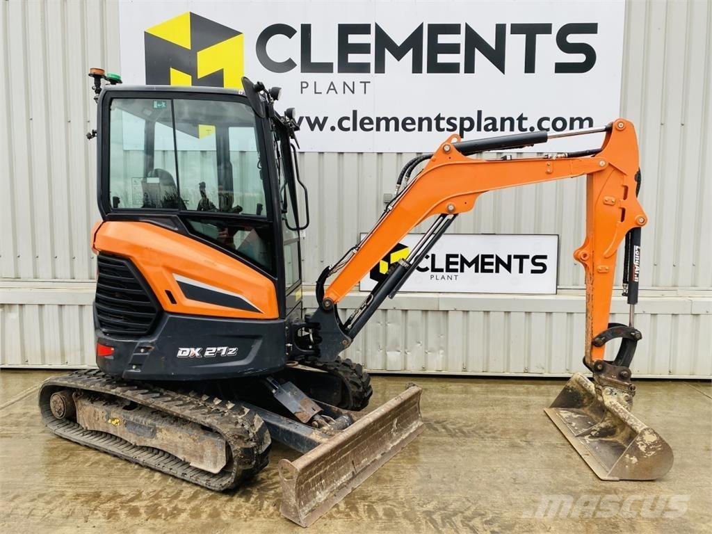 Doosan DX27Z Mini rýpadlá < 7t