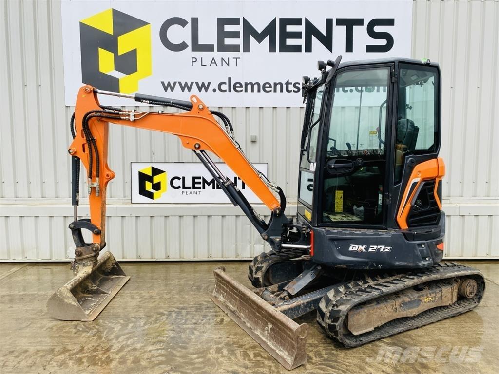 Doosan DX27Z Mini rýpadlá < 7t