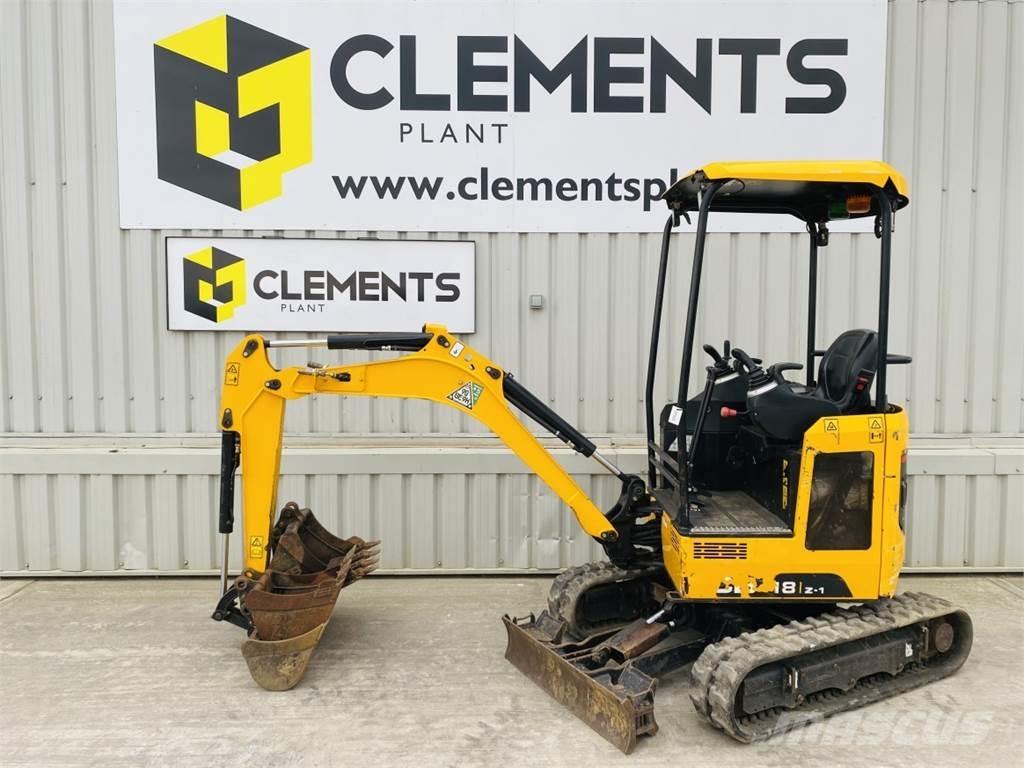 JCB 18Z-1 Mini rýpadlá < 7t