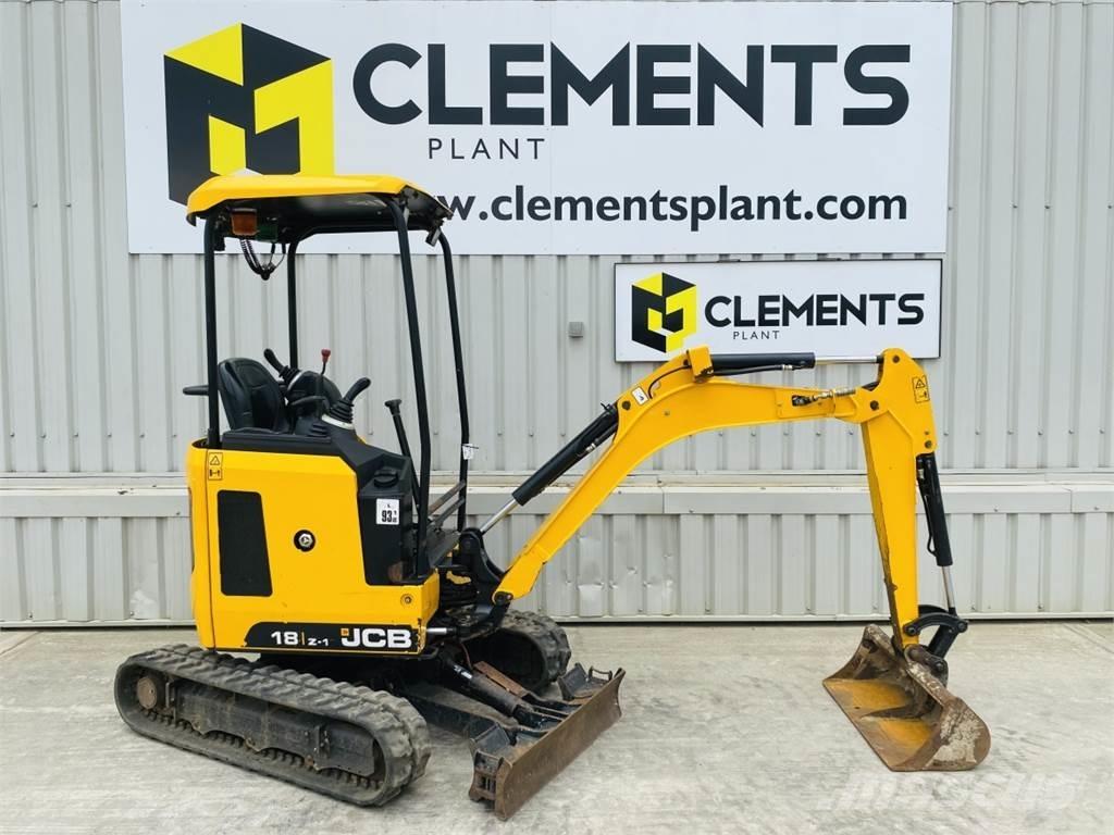 JCB 18Z-1 Mini rýpadlá < 7t