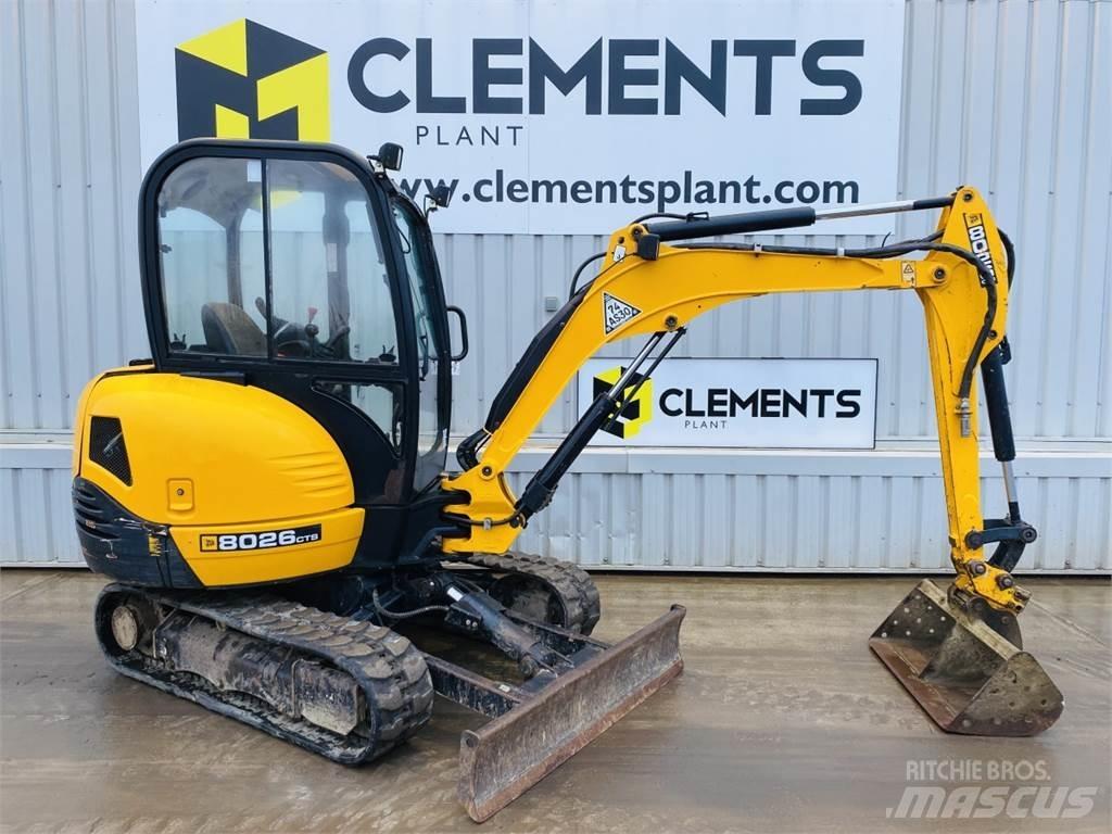 JCB 8026CTS Mini rýpadlá < 7t