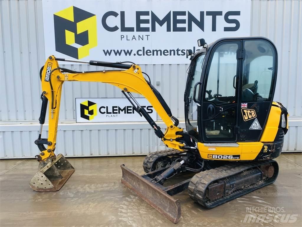 JCB 8026CTS Mini rýpadlá < 7t