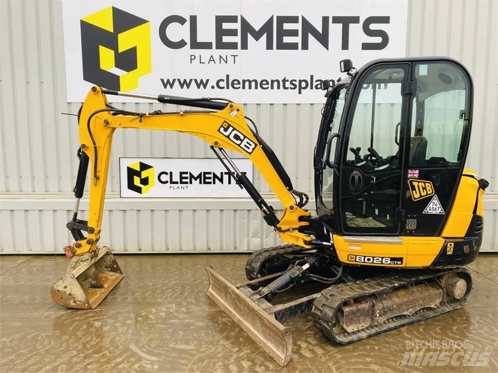 JCB 8026CTS Mini rýpadlá < 7t