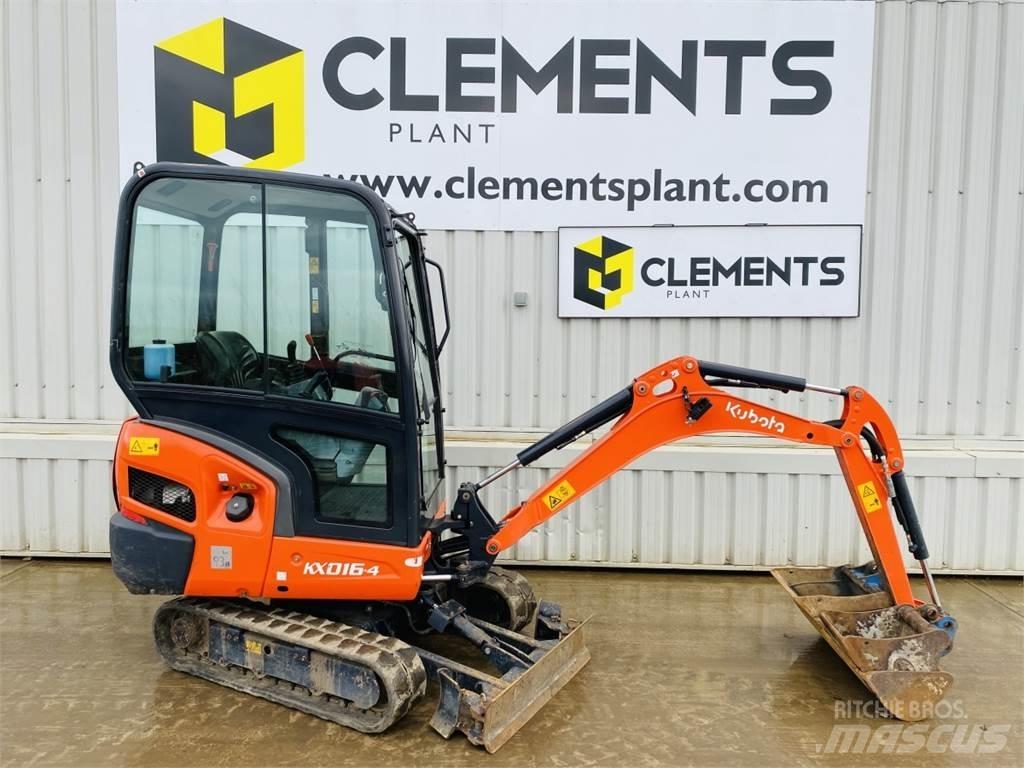 Kubota KX016-4 Mini rýpadlá < 7t