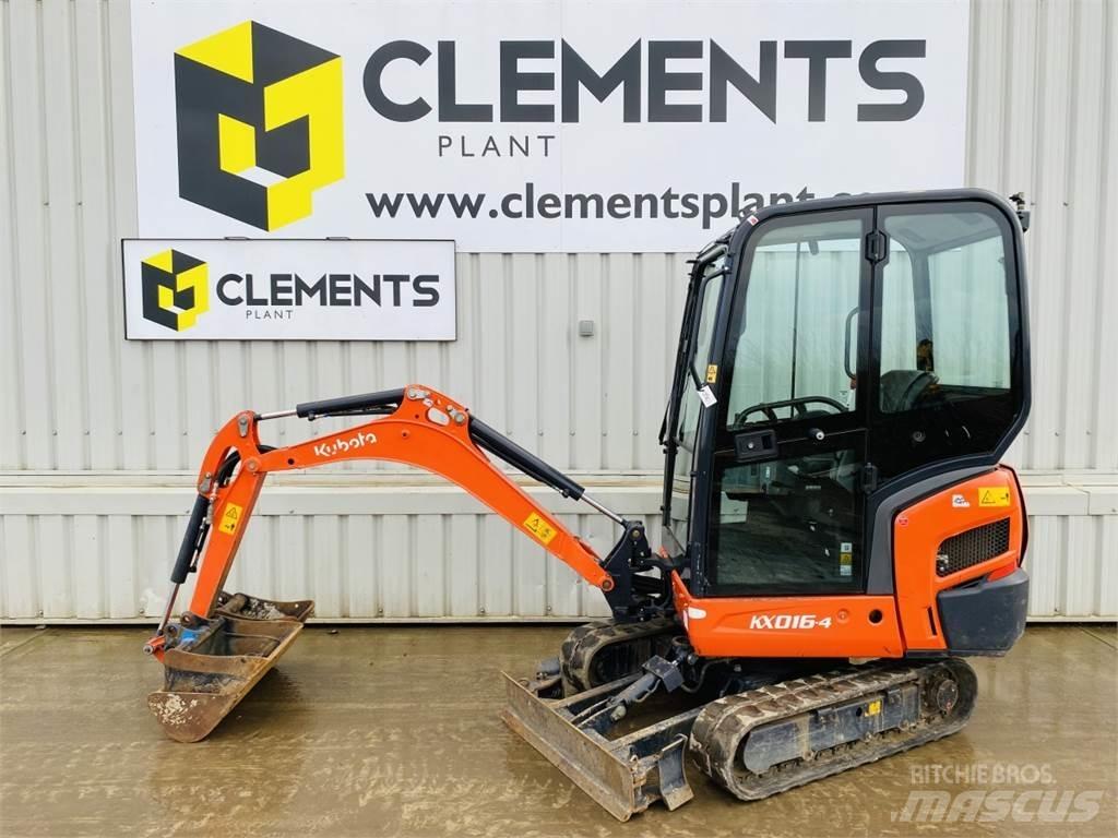 Kubota KX016-4 Mini rýpadlá < 7t