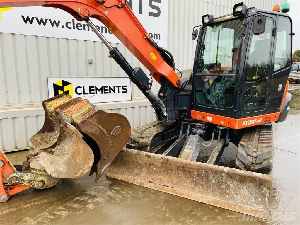 Kubota KX080-4a Midi rýpadlá 7 t - 12 t
