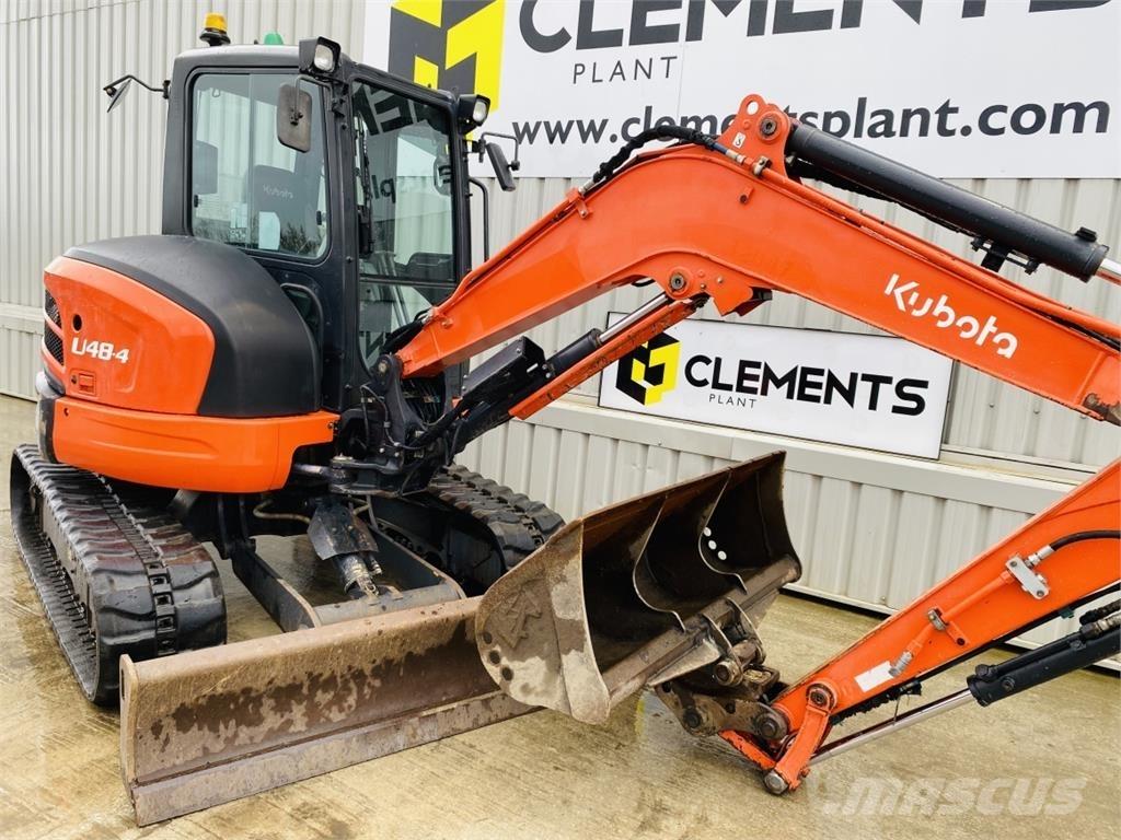 Kubota U48-4 Midi rýpadlá 7 t - 12 t