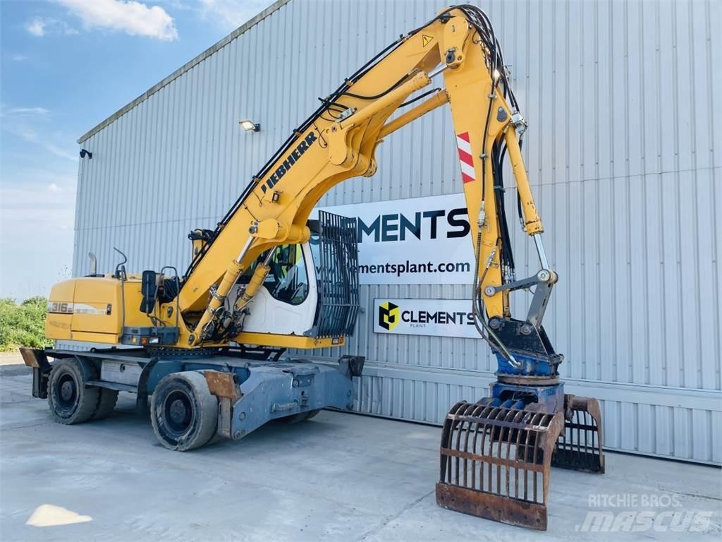 Liebherr 316 Pásové rýpadlá
