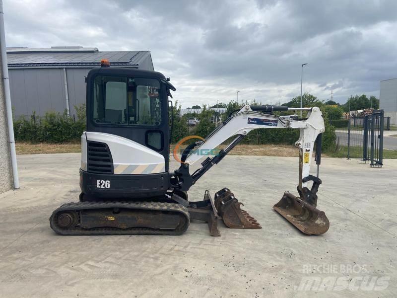 Bobcat E 26 Kolesové rýpadlá