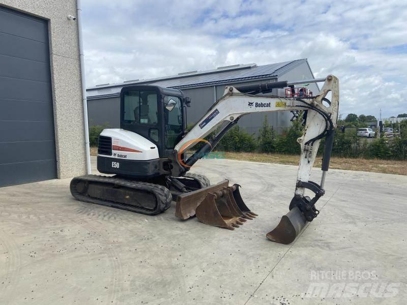 Bobcat E 50 Kolesové rýpadlá