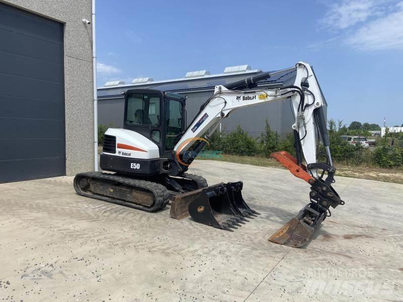 Bobcat E 50 Kolesové rýpadlá