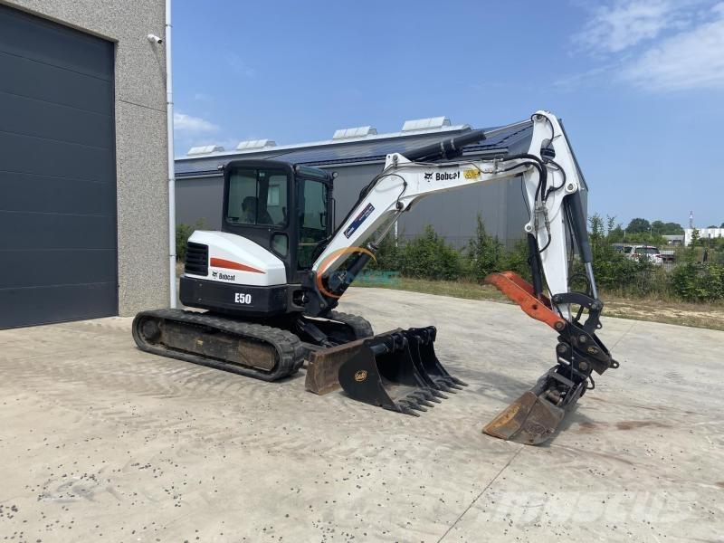 Bobcat E 50 Kolesové rýpadlá