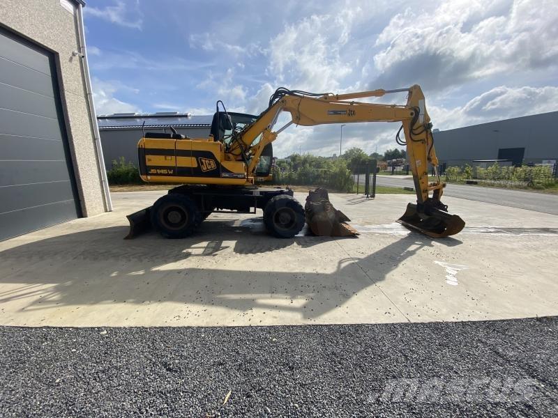 JCB JS145W Kolesové rýpadlá