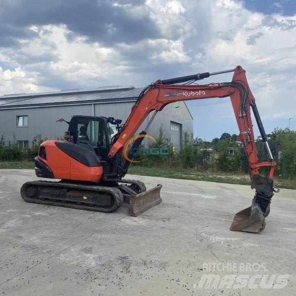 Kubota KX080-4 Kolesové rýpadlá