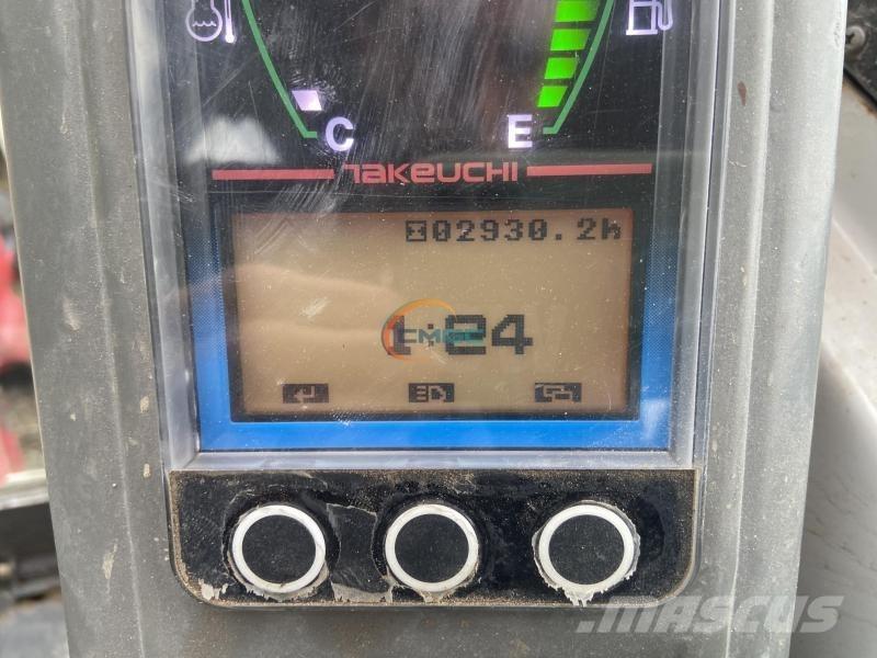 Takeuchi TB216 Kolesové rýpadlá
