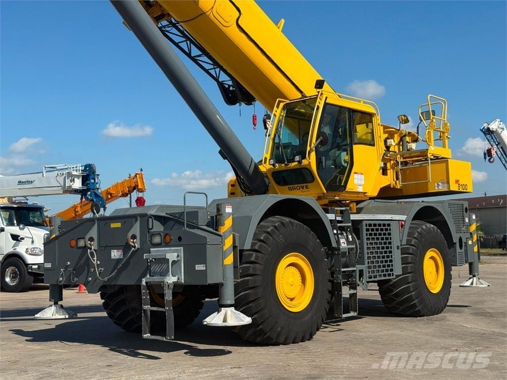 Grove GRT8100 Žeriavy pre ťažký terén