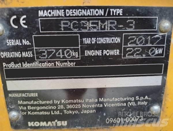 Komatsu PC 35 MR-3 Mini rýpadlá < 7t