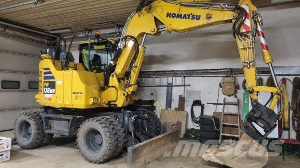 Komatsu PW 138 MR Kolesové rýpadlá