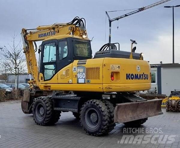 Komatsu PW 160-7E0 Kolesové rýpadlá
