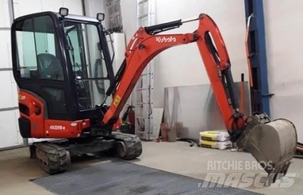 Kubota KX 019-4 Mini rýpadlá < 7t