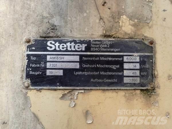 Stetter AM 6 SH Domiešavače betónu