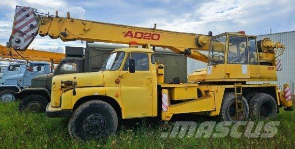 Tatra 148 +ČKD - AD 20 Autožeriavy, hydraulické ruky