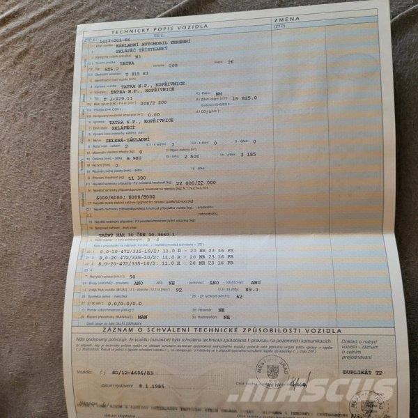 Tatra 815 Sklápače