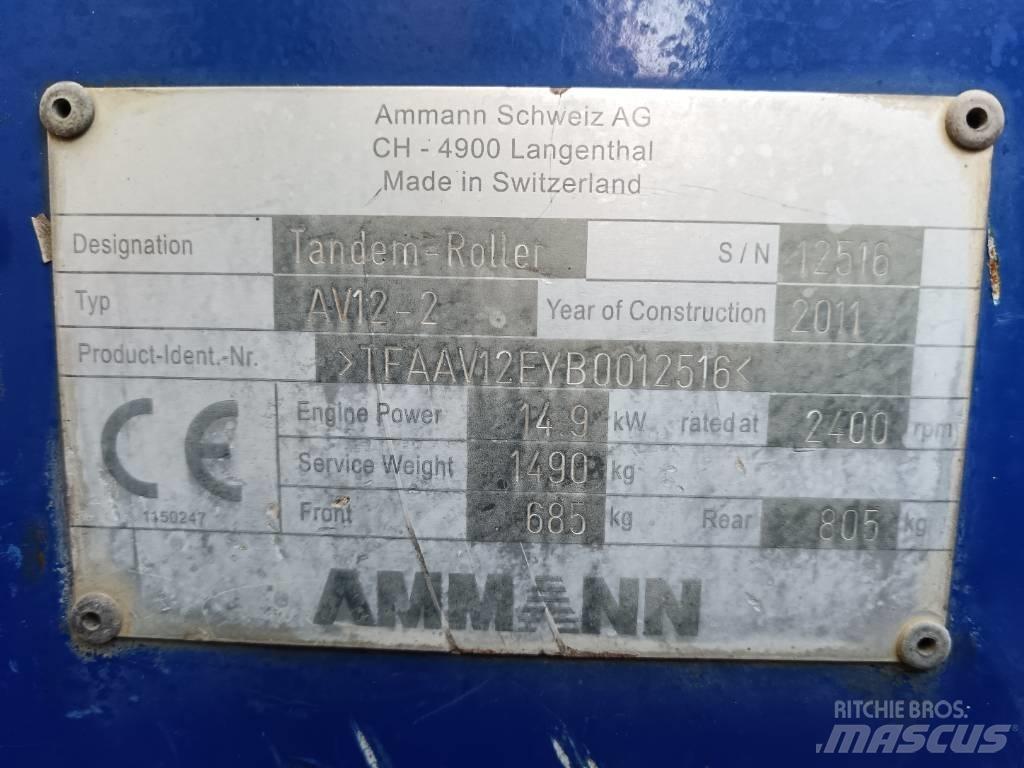 Ammann AV 12-2 Tandemové valce