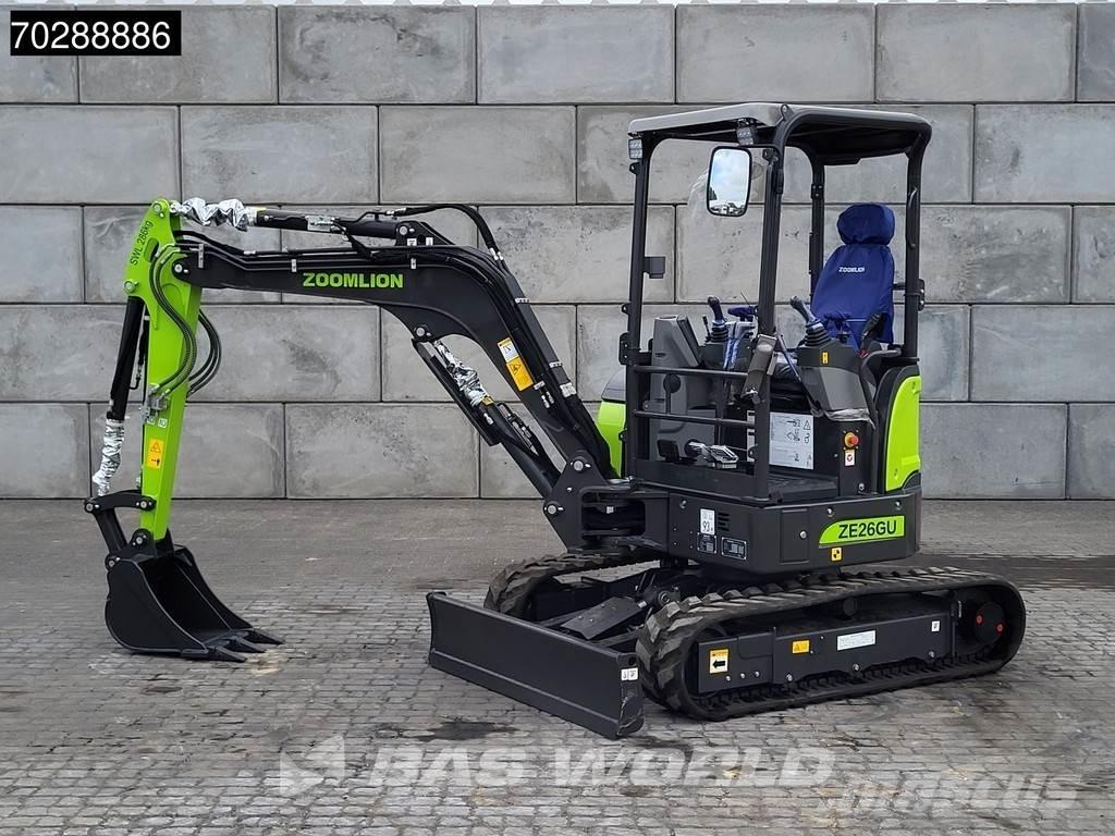 Zoomlion ZE26 GU Mini rýpadlá < 7t