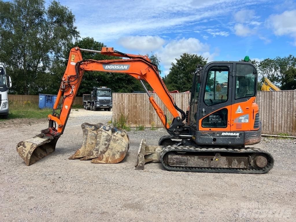 Doosan DX 63-3 Mini rýpadlá < 7t