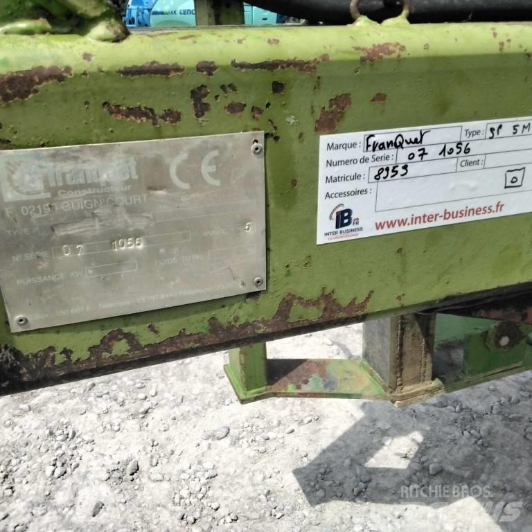 Franquet SP Ďalšie stroje na spracovanie pôdy a príslušenstvo