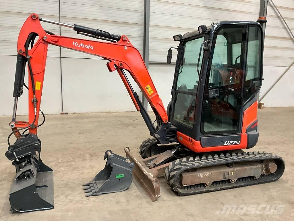 Kubota U 27-4 Mini rýpadlá < 7t