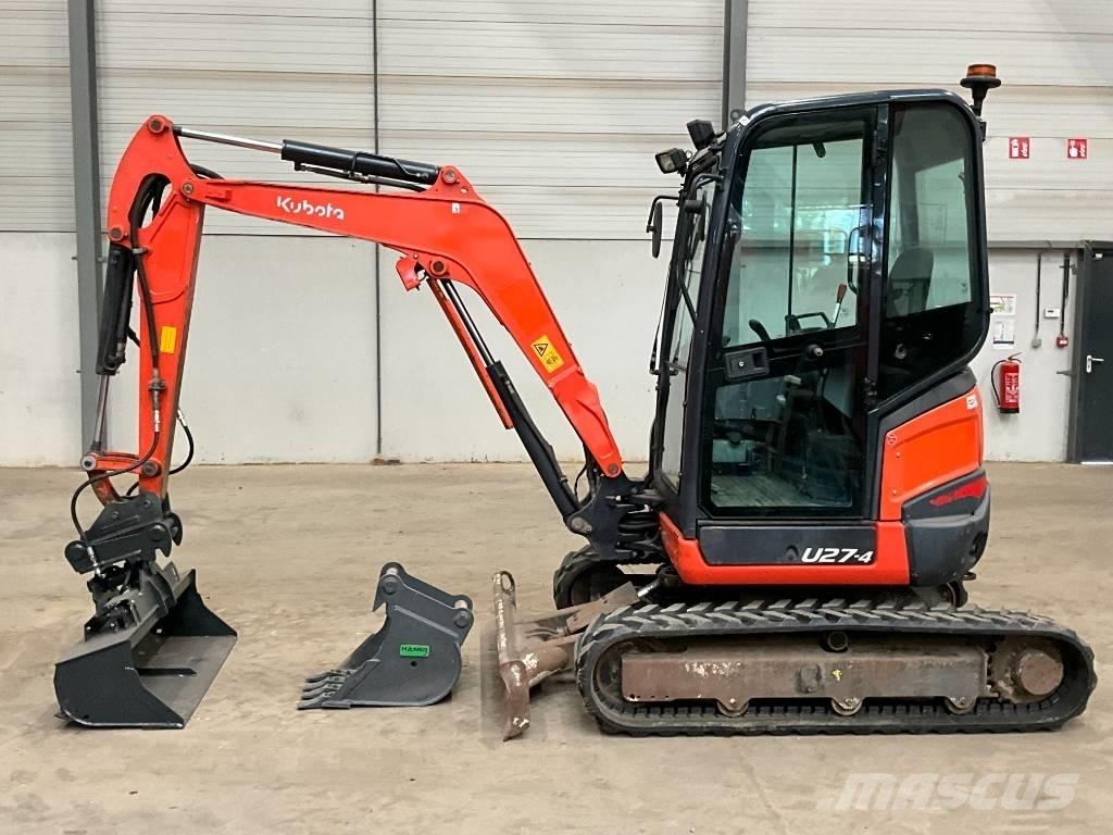 Kubota U 27-4 Mini rýpadlá < 7t